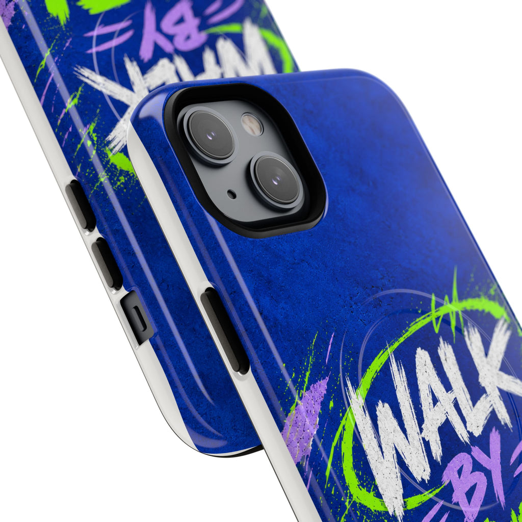 Walk by Faith Not by Screen Time Christian Tough Magnetic Phone Case