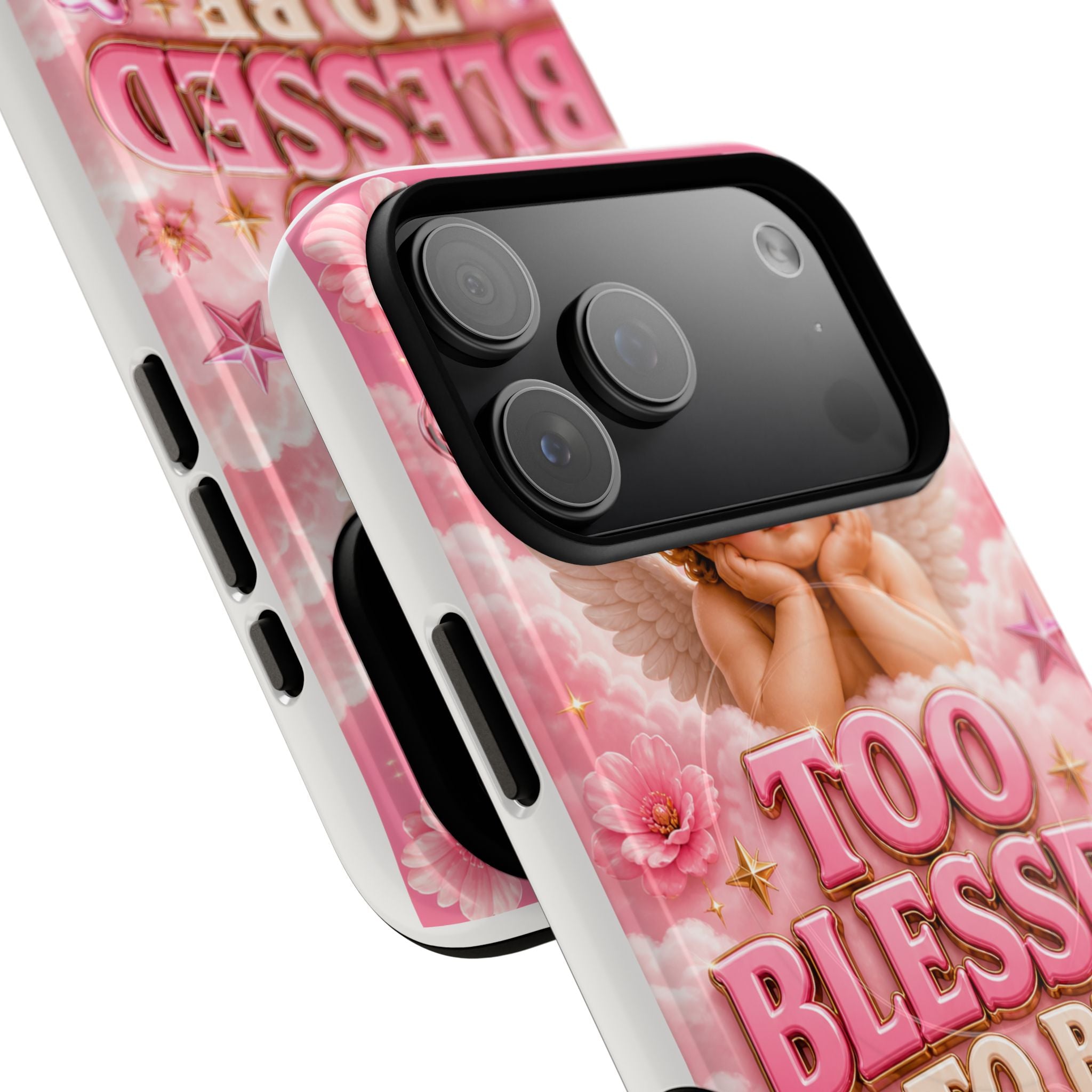 Too Blessed To Be Pressed MagSafe Tough Phone Case