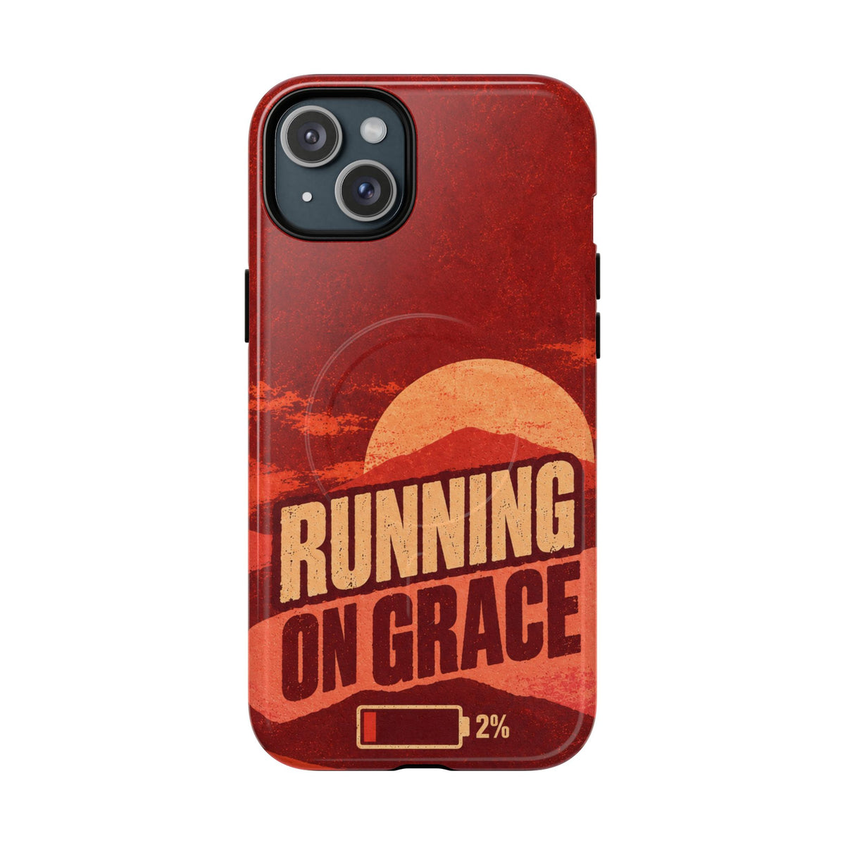 Running on Grace Christian Tough Magnetic Phone Case