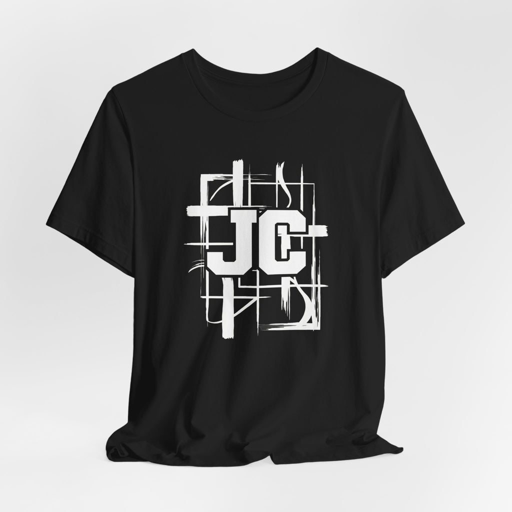 JC Monogram Shirt, Jesus Christ Initials Tee, Christian Streetwear Graphic Tee, Minimalist Faith T Shirt, Unisex Everyday Gift