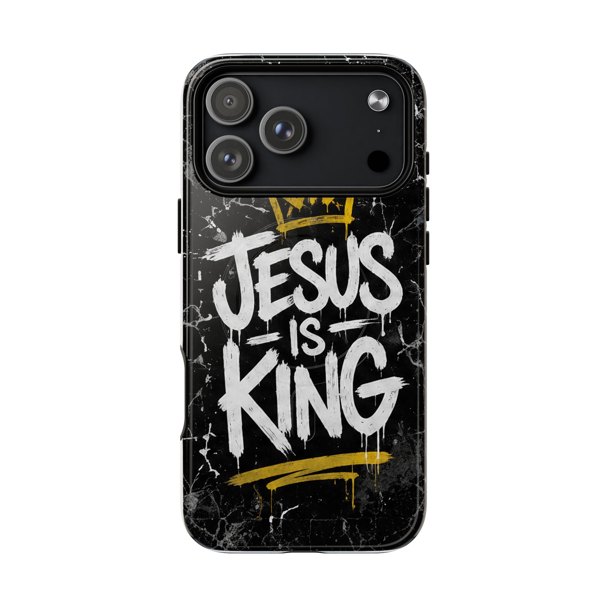 Jesus Is King Christian Graffiti Phone Case
