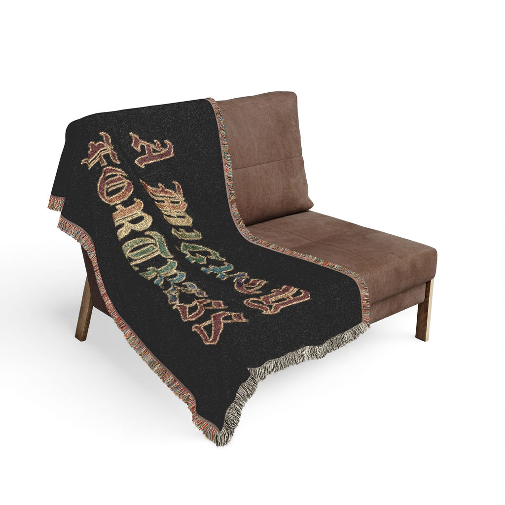 Christian Woven Blanket, Scripture Tapestry Throw, Isaiah 54 17 Decor, Bible Verse Throw Blanket, Religious Housewarming Gift