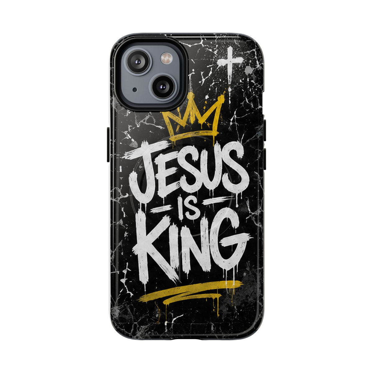 Jesus Is King Christian Graffiti Phone Case