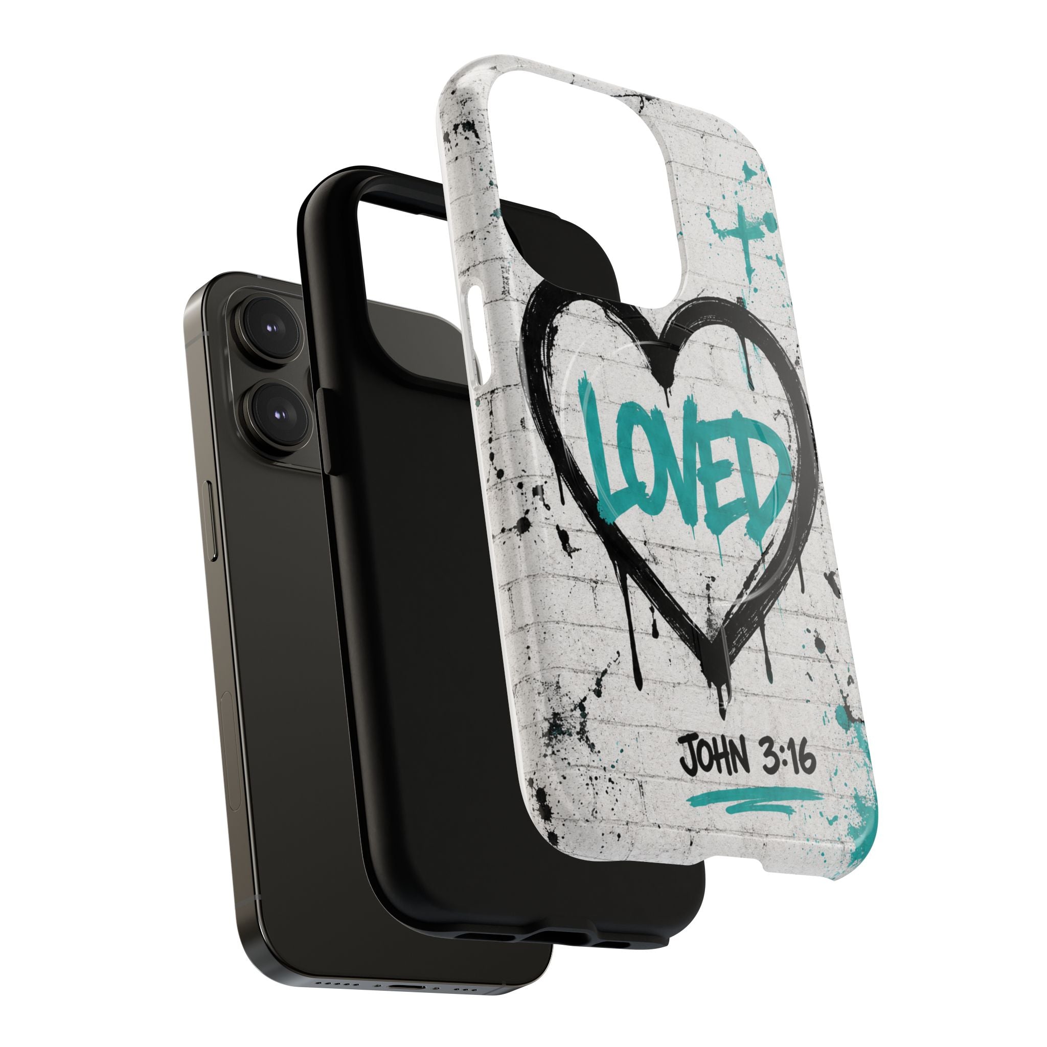 Loved John 3:16 Christian Tough Magnetic Phone Case