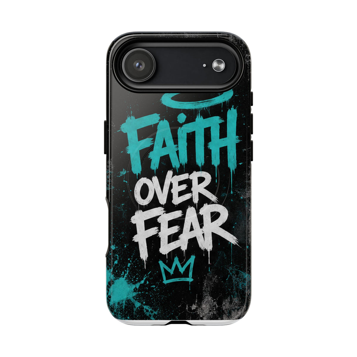 Faith Over Fear Christian Graffiti Phone Case