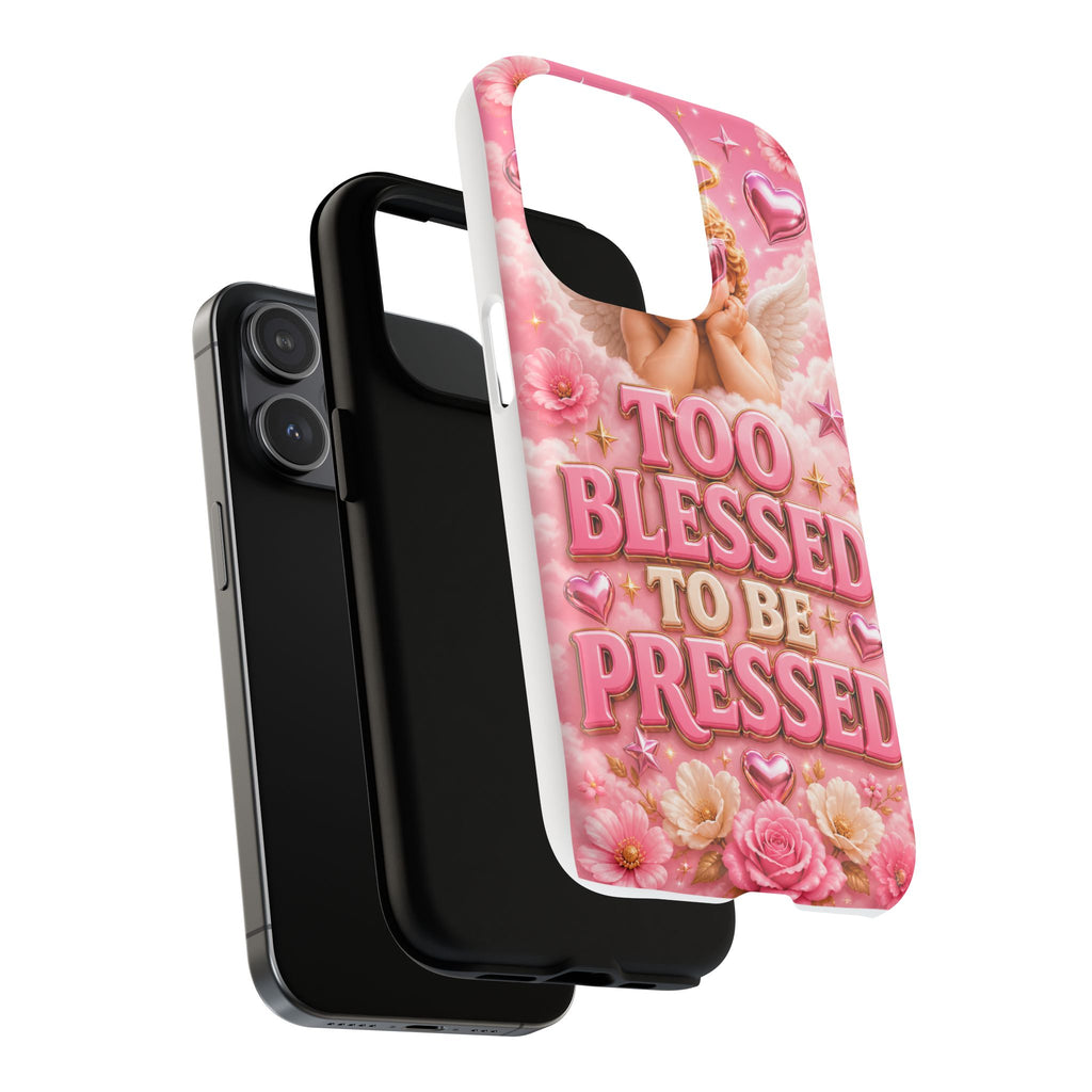 Too Blessed To Be Pressed MagSafe Tough Phone Case