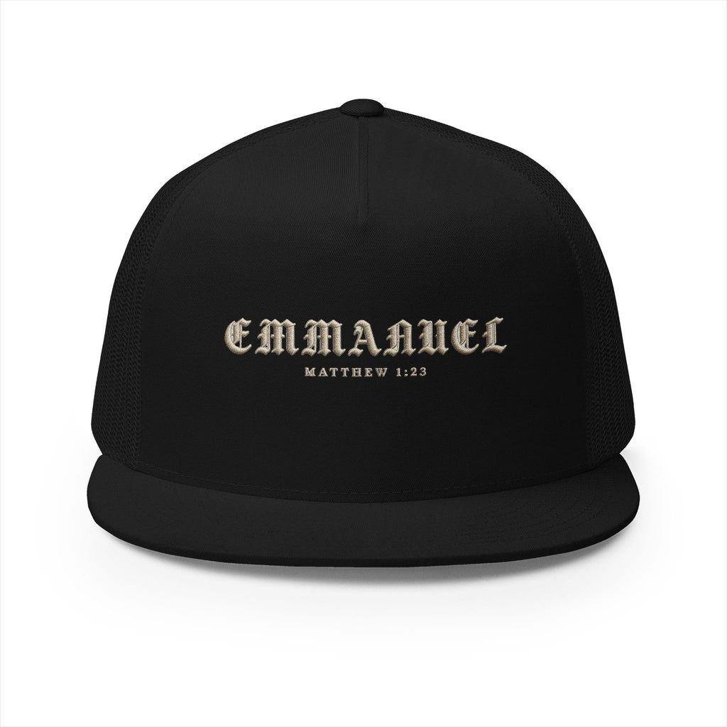 EMMANUEL Printed Christian 5-Panel Trucker Cap