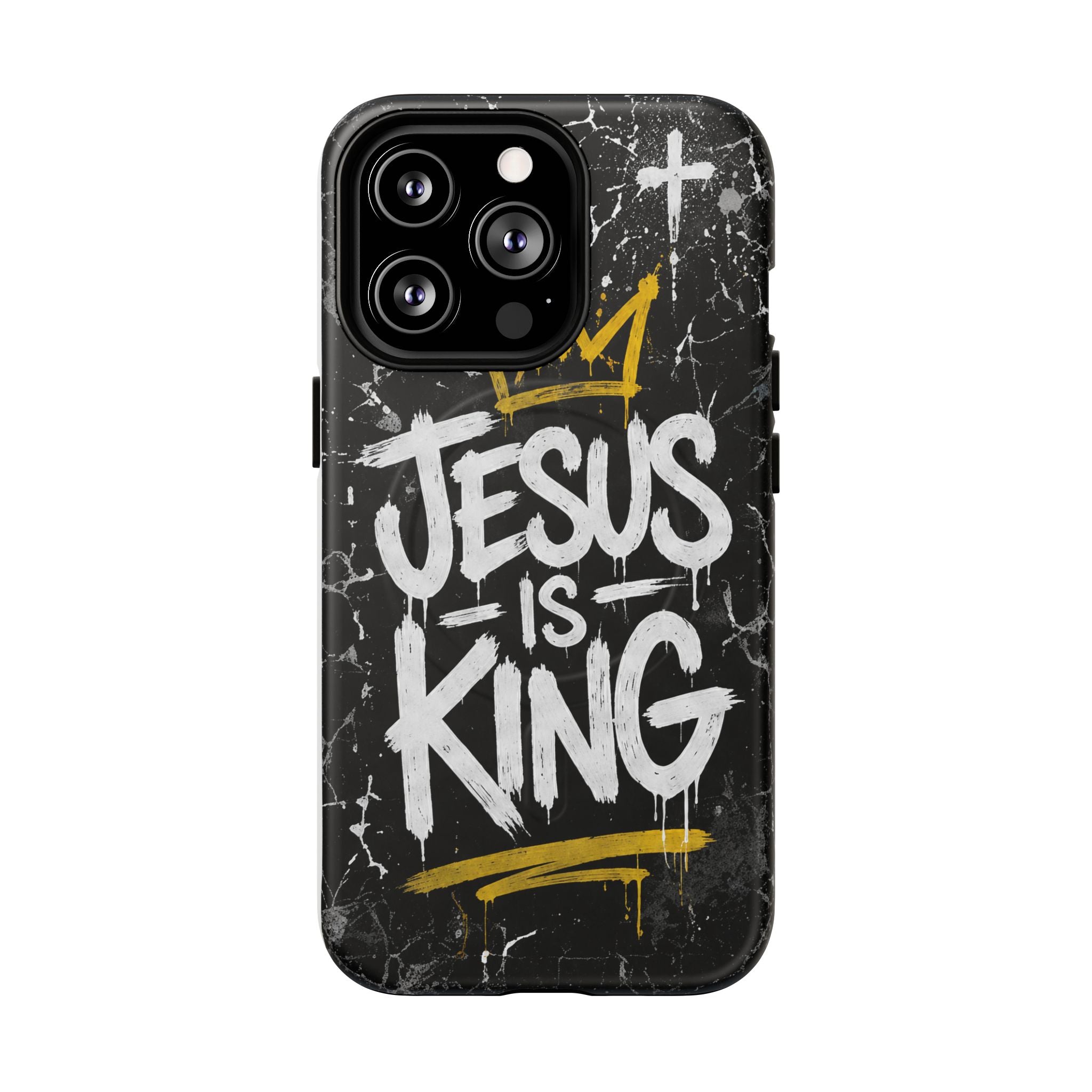 Jesus Is King Christian Graffiti Phone Case