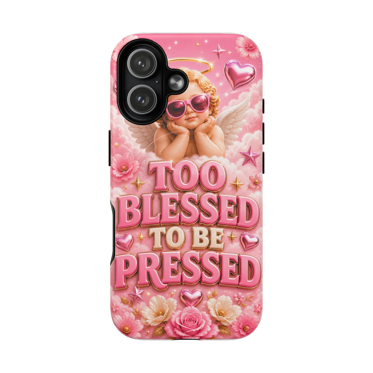 Too Blessed To Be Pressed Magsafe Phone Case