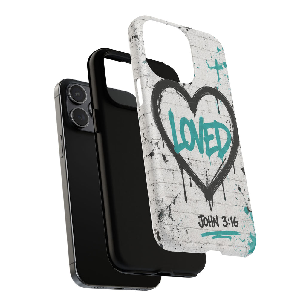 Loved John 3:16 Christian Tough Magnetic Phone Case