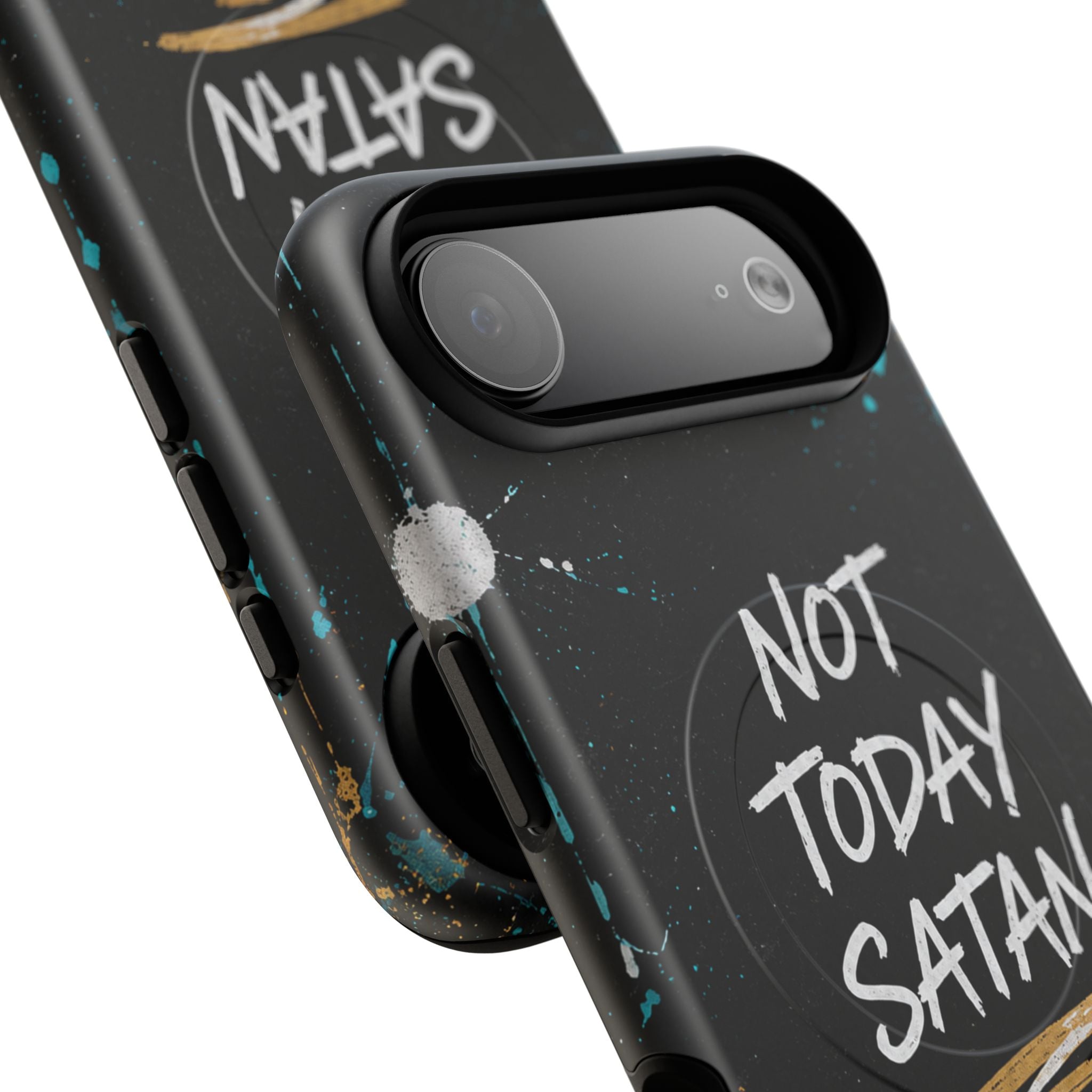 Not Today Satan Christian Tough Magnetic Phone Case
