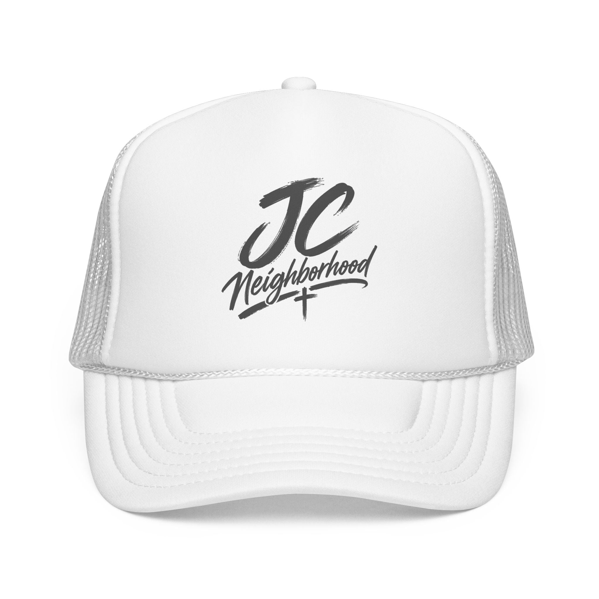JC Neighborhood Foam Trucker Hat, Christian Streetwear Cap