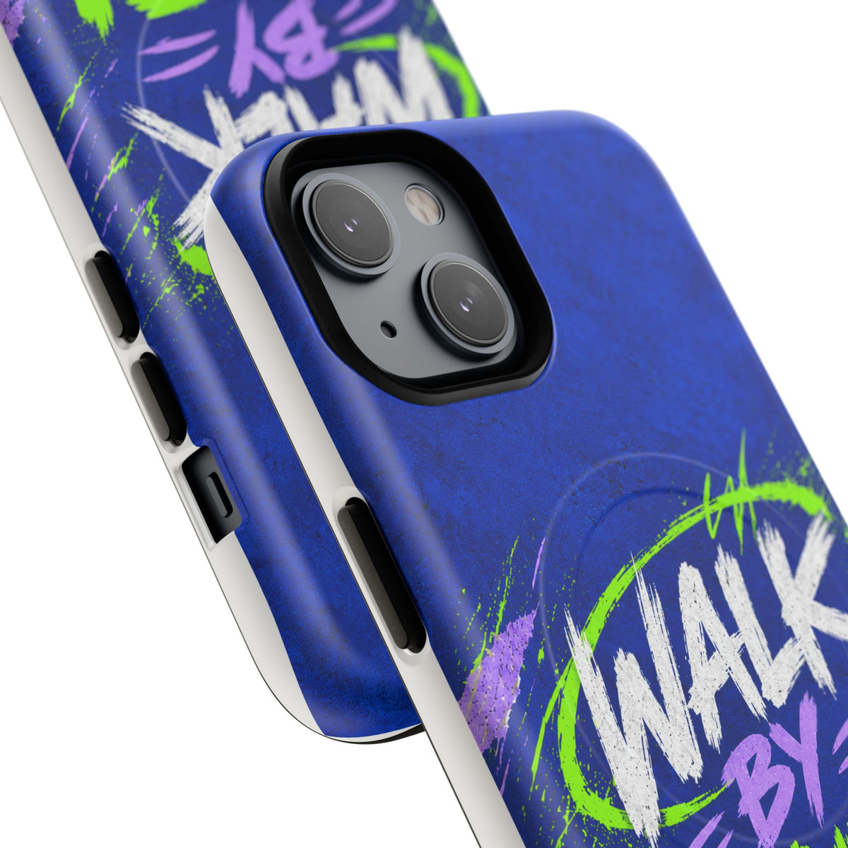 Walk by Faith Not by Screen Time Christian Tough Magnetic Phone Case
