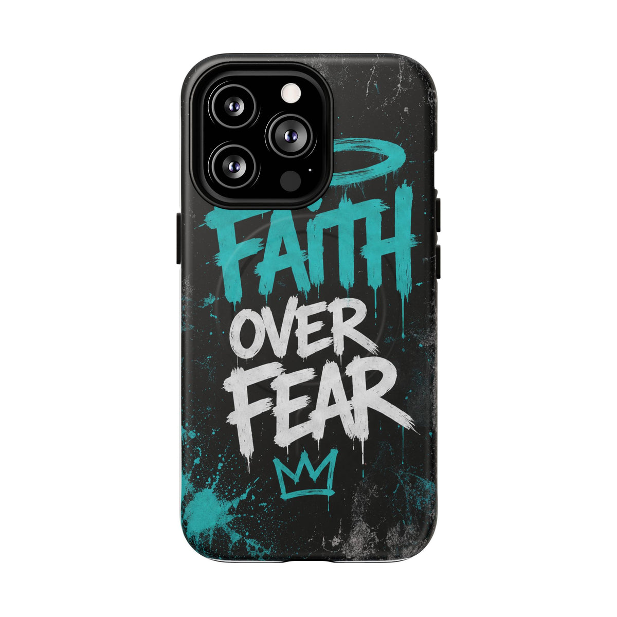 Faith Over Fear Christian Graffiti Phone Case