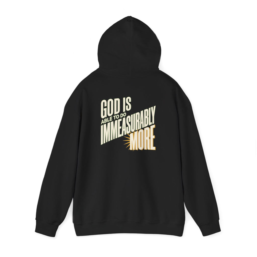 Ephesians 3:20 Hoodie, Christian Hoodie, Faith Based Sweatshirt, God Is Able Hoodie, Christian Streetwear, Bible Verse Hoodie, Unisex