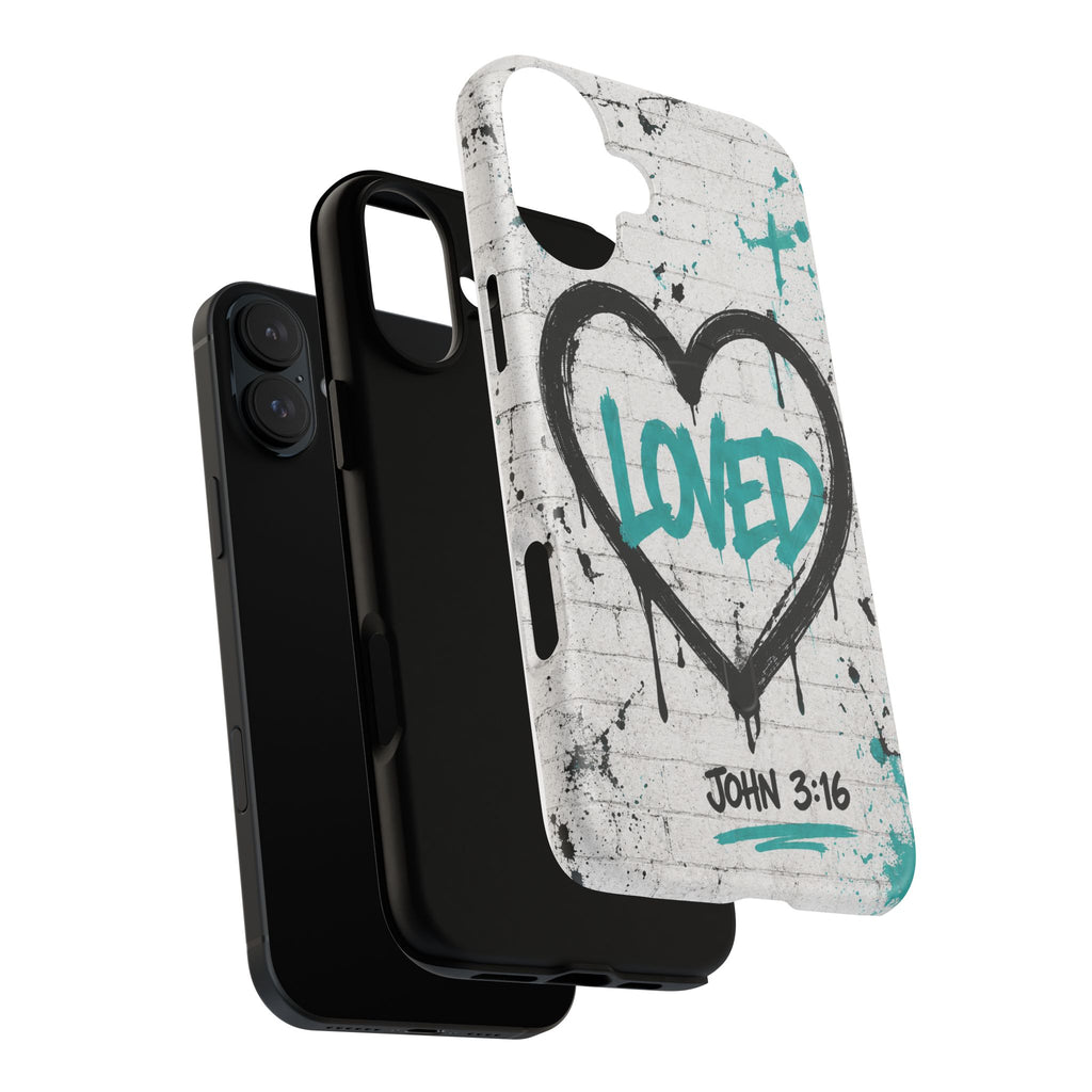 Loved John 3:16 Christian Tough Magnetic Phone Case