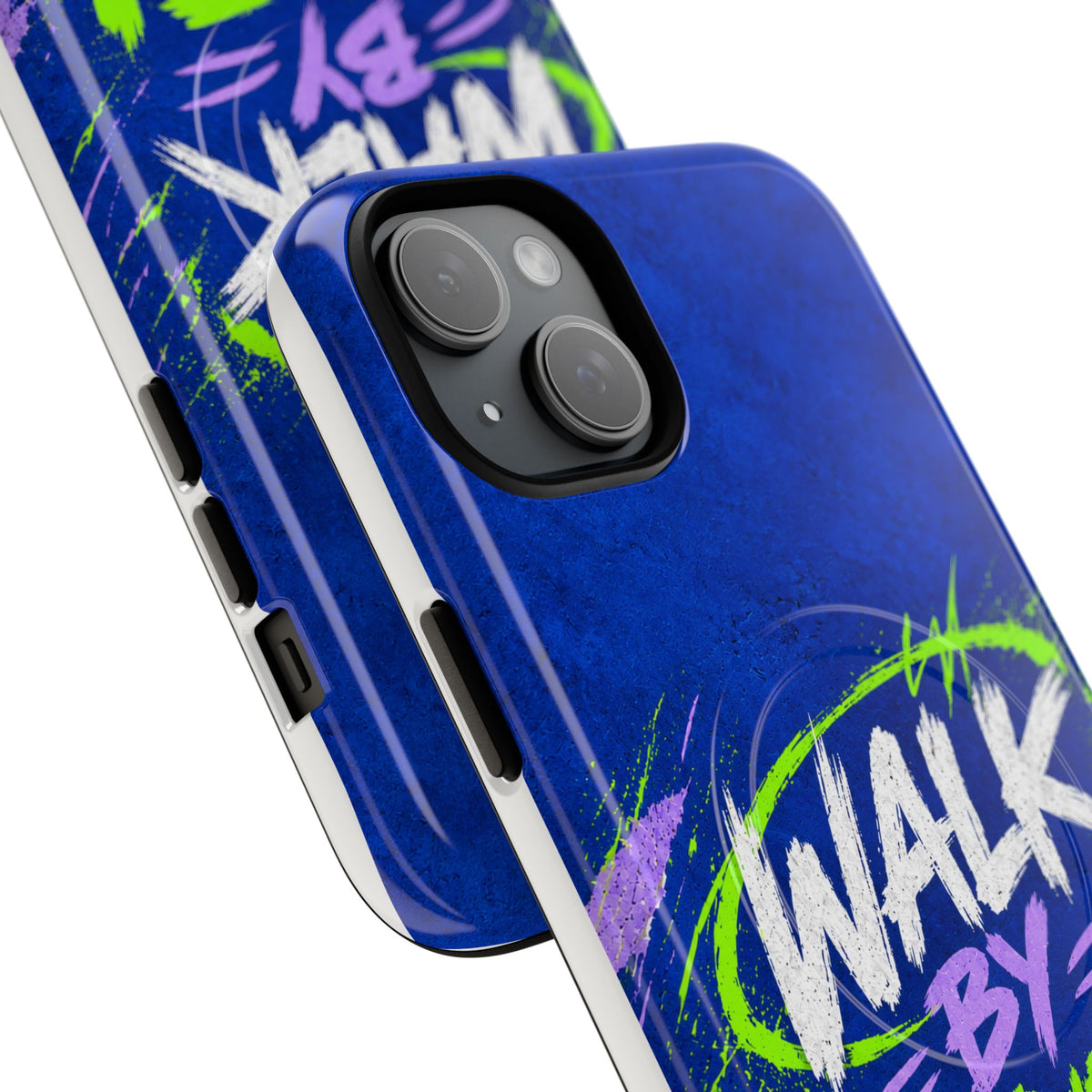 Walk by Faith Not by Screen Time Christian Tough Magnetic Phone Case