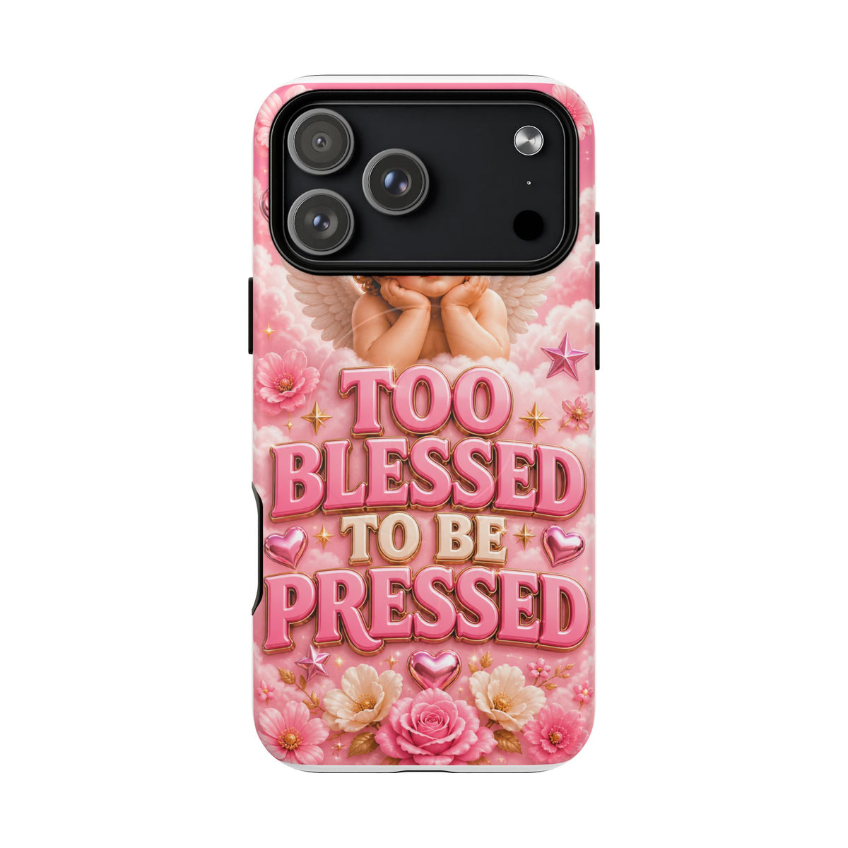 Too Blessed To Be Pressed Magsafe Phone Case