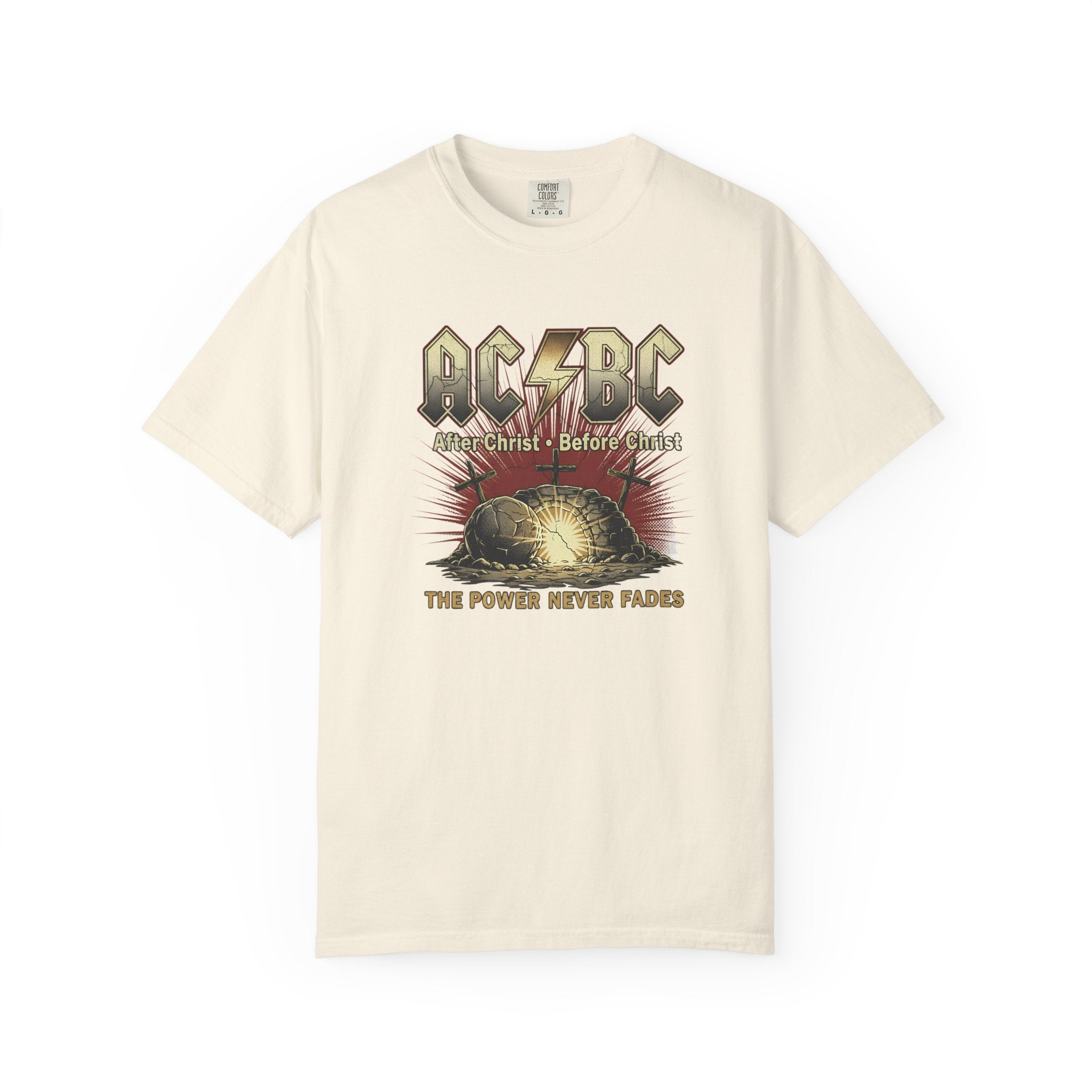 AC/DC Inspired Lightning Sunburst T-shirt | The Power Never Fades