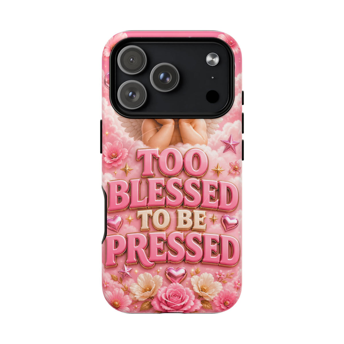 Too Blessed To Be Pressed Magsafe Phone Case