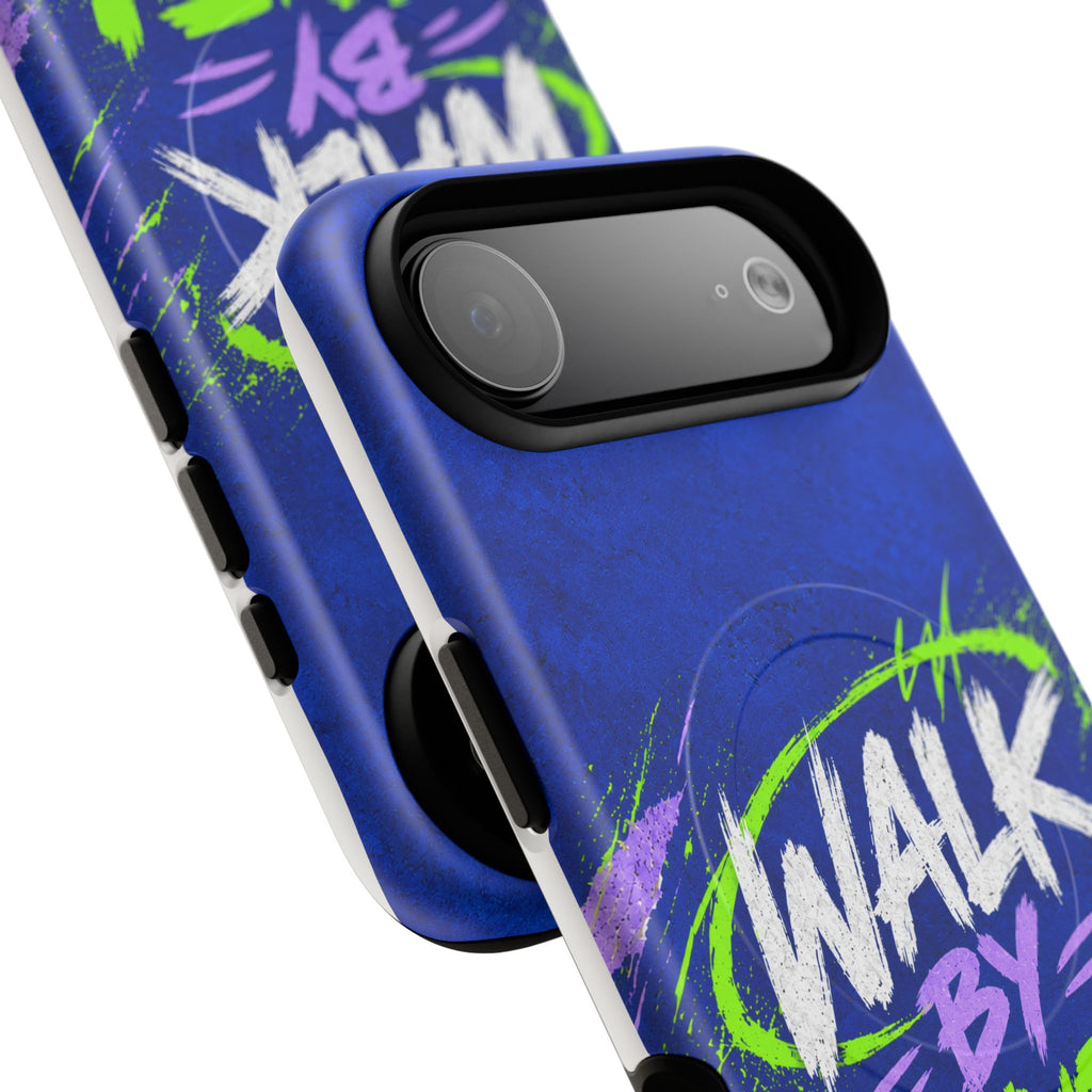 Walk by Faith Not by Screen Time Christian Tough Magnetic Phone Case