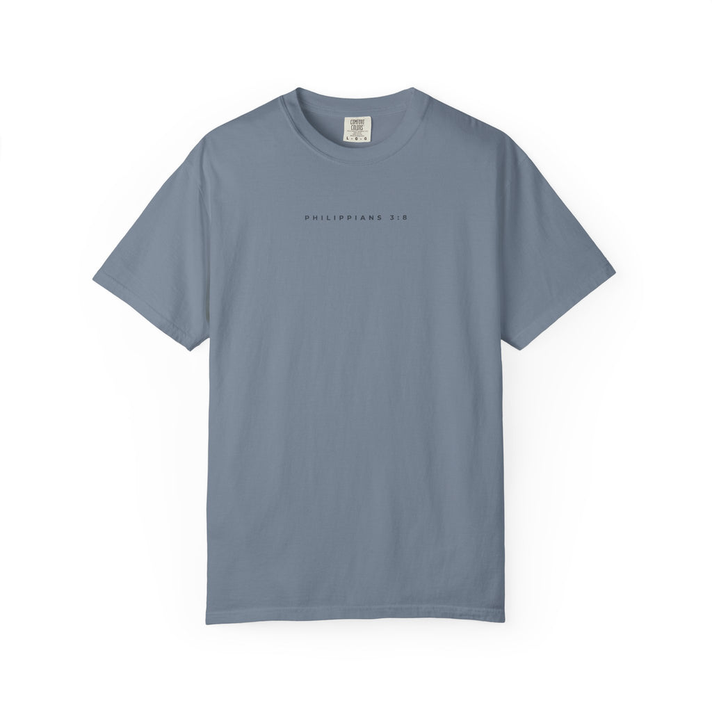 Give Me Jesus Christian T Shirt, Philippians 3:8 Faith Tee, Vintage Garment Dyed Christian Shirt, Minimalist Bible Verse Shirt, Faith