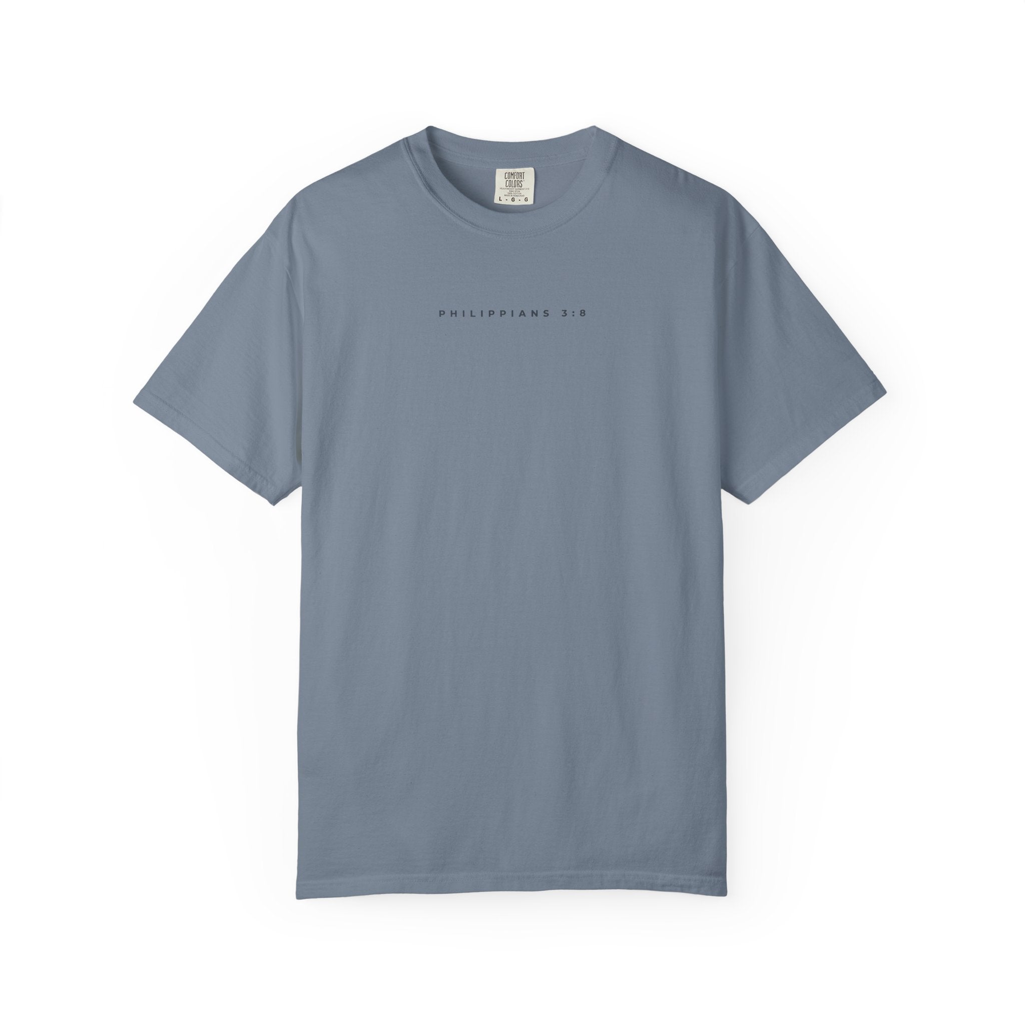 Give Me Jesus Christian T Shirt, Philippians 3:8 Faith Tee, Vintage Garment Dyed Christian Shirt, Minimalist Bible Verse Shirt, Faith