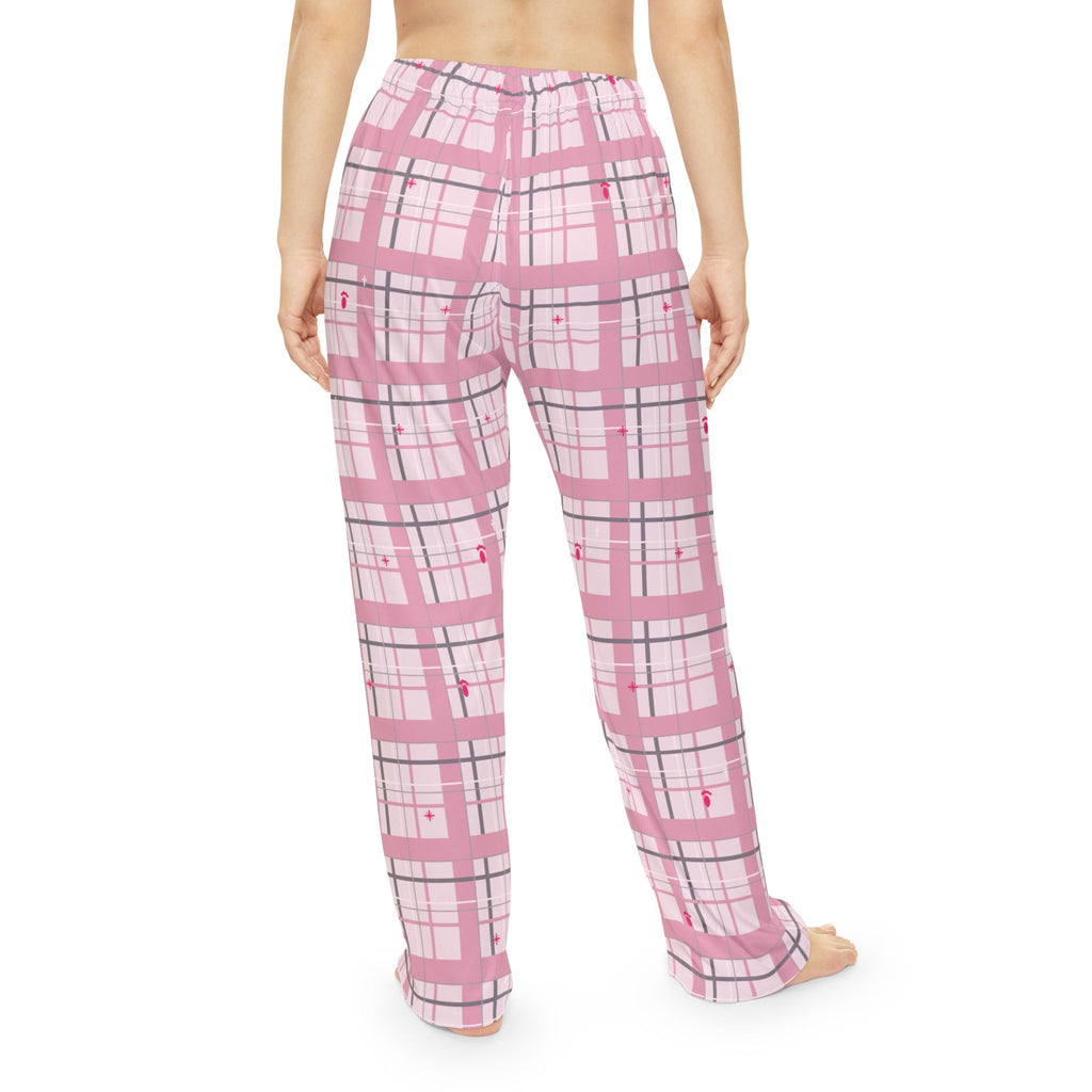 Walk by Faith Pink Plaid Pajama Pants