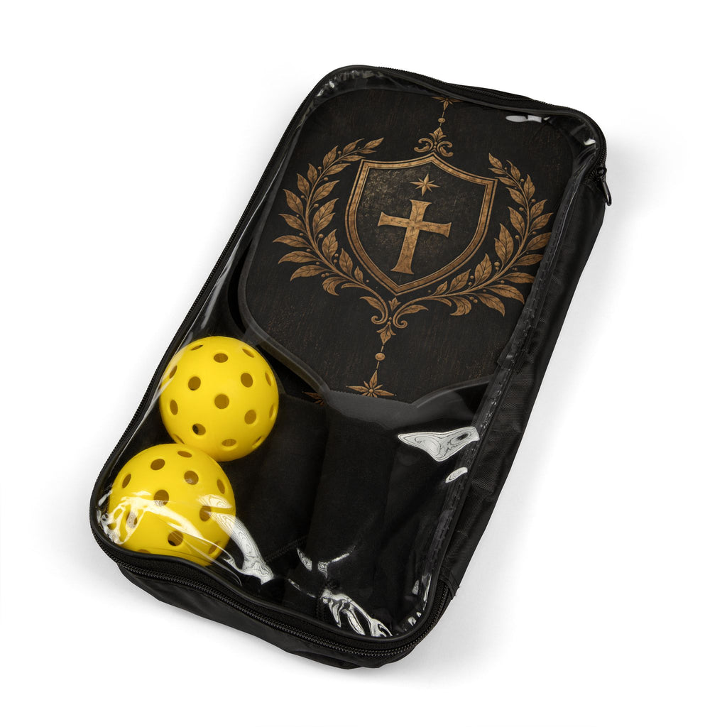 Etched Shield Pickleball Kit