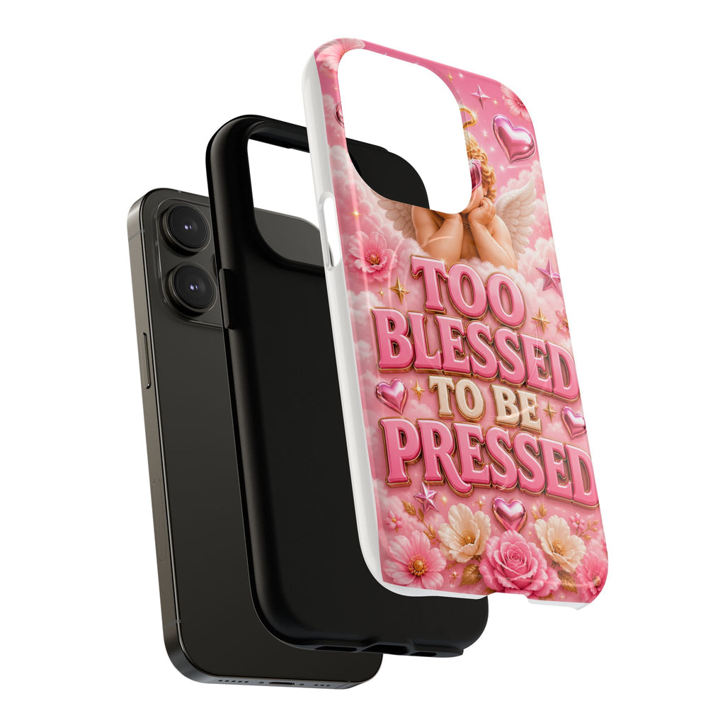 Too Blessed To Be Pressed MagSafe Tough Phone Case