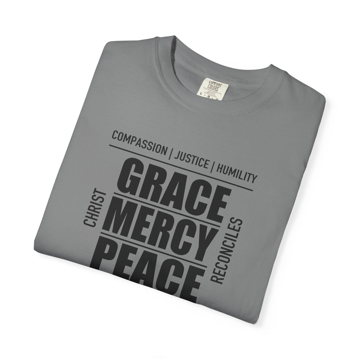 Grace Mercy Peace | Christian Tee