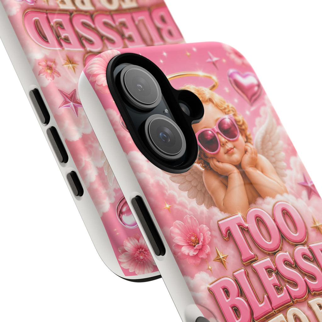 Too Blessed To Be Pressed MagSafe Tough Phone Case