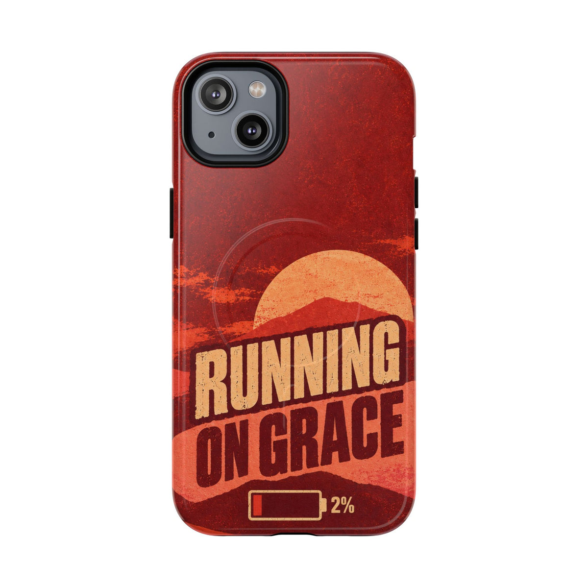 Running on Grace Christian Tough Magnetic Phone Case