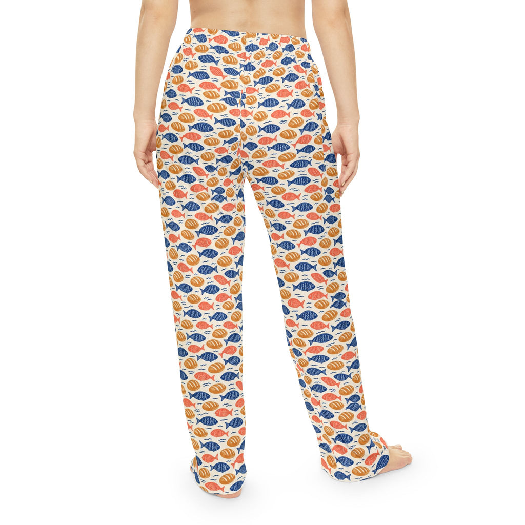 Loaves and Fishes Retro Christian Pajama Pants