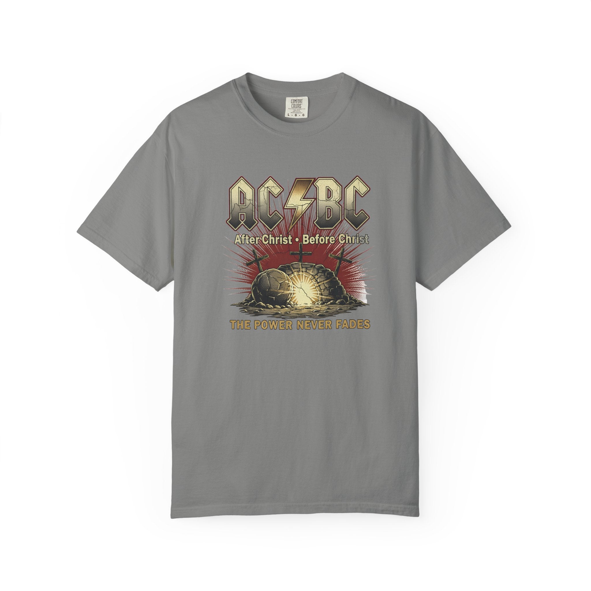 AC/DC Inspired Lightning Sunburst T-shirt | The Power Never Fades