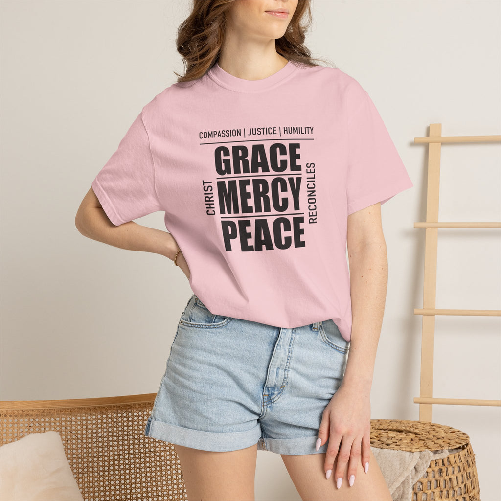 Grace Mercy Peace | Christian Tee