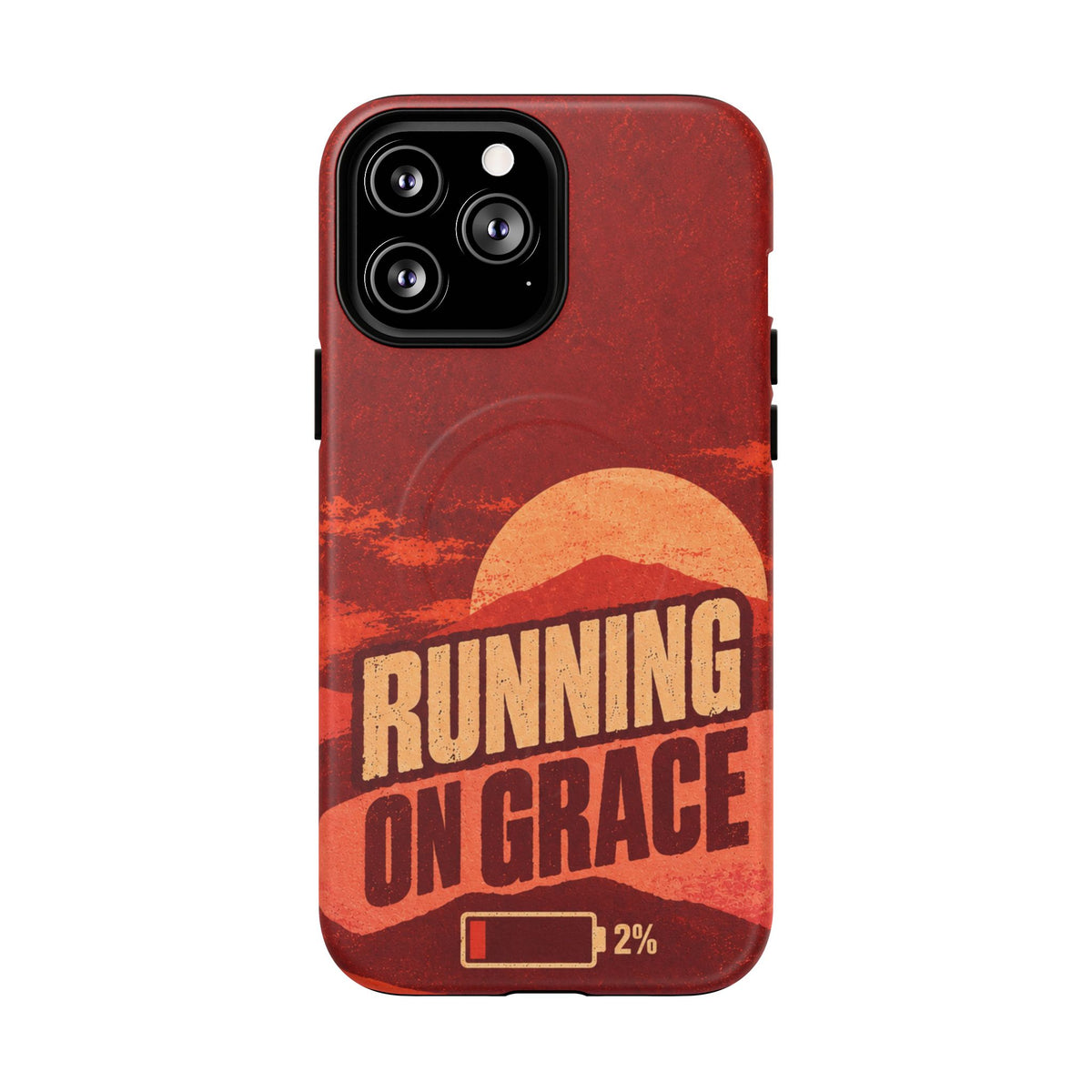 Running on Grace Christian Tough Magnetic Phone Case