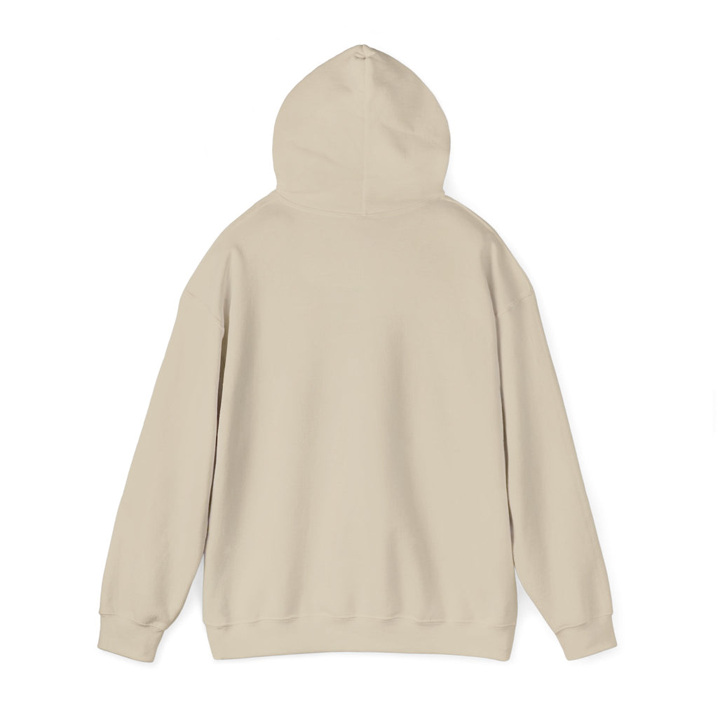 Faith script with heart Hoodie | White vertical faith design