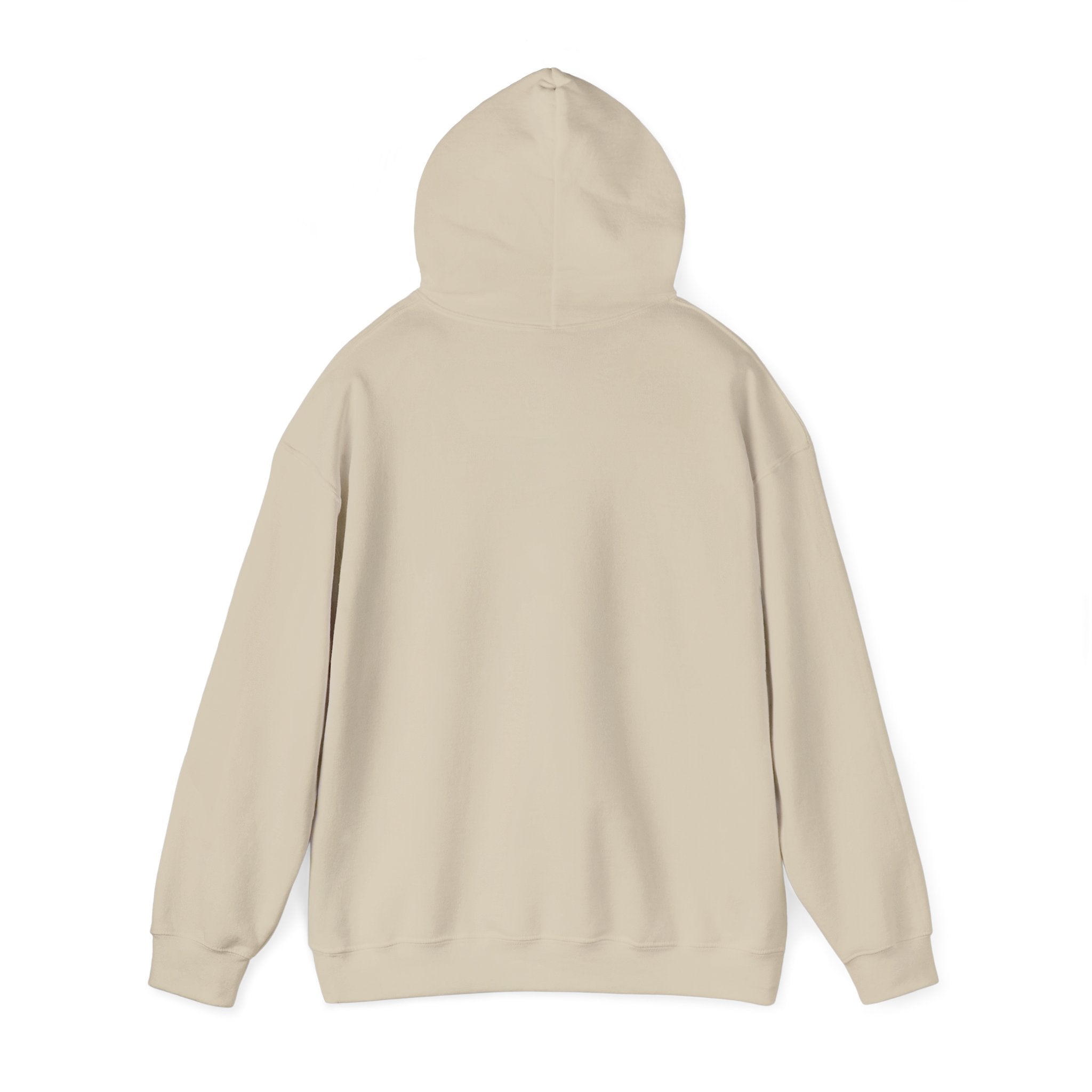 Faith script with heart Hoodie | White vertical faith design