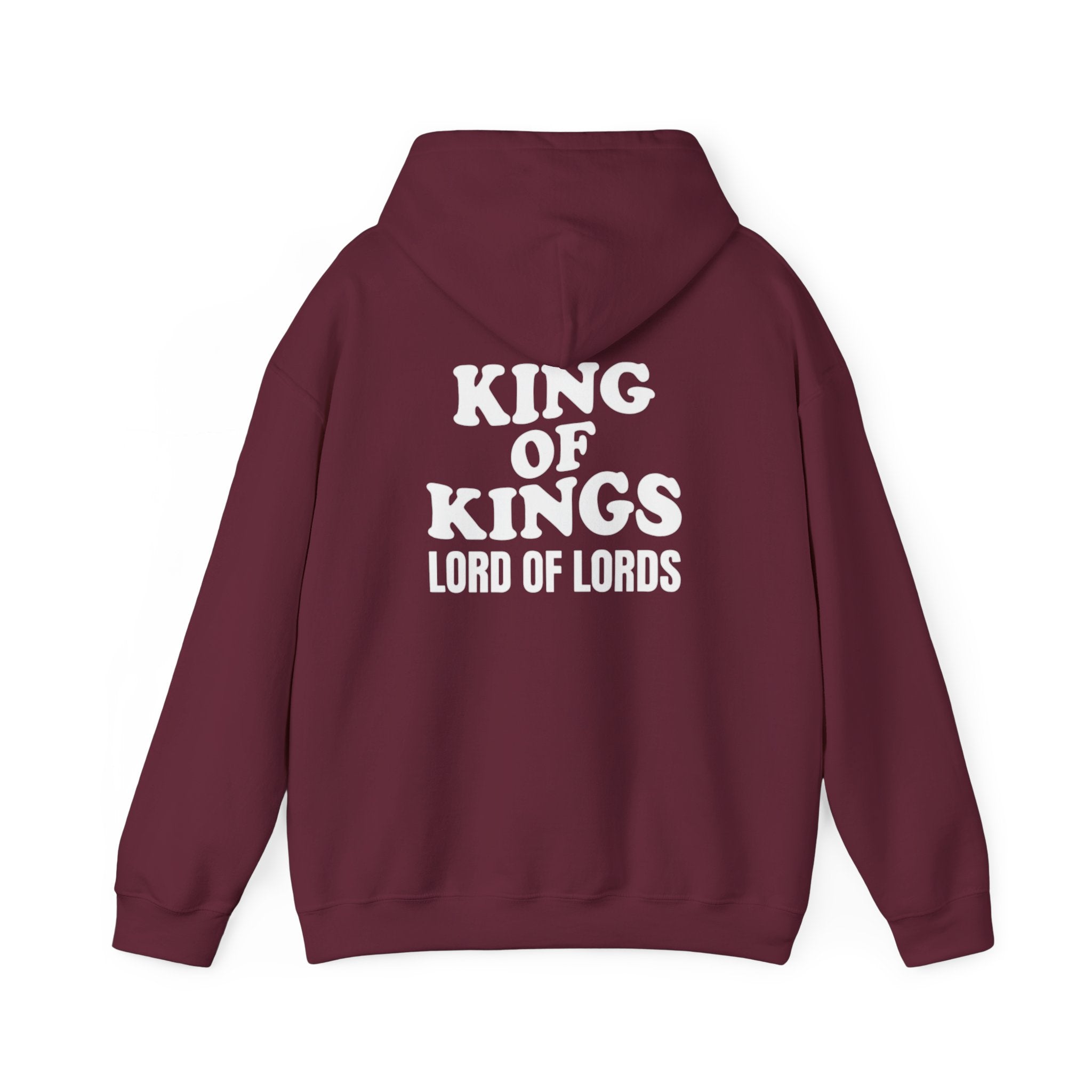 King of Kings Lord of Lords Hoodie, Christian Scripture Sweatshirt