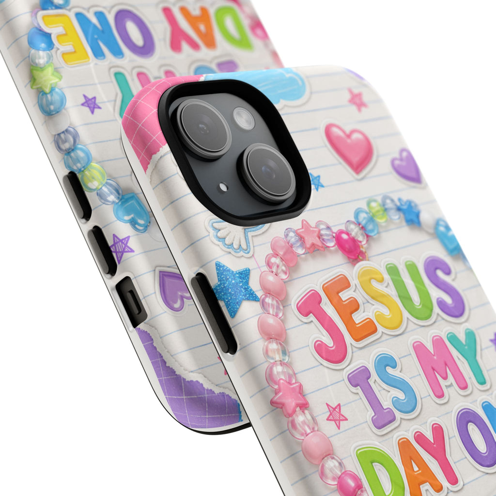 Jesus Is My Day One MagSafe Tough Phone Case