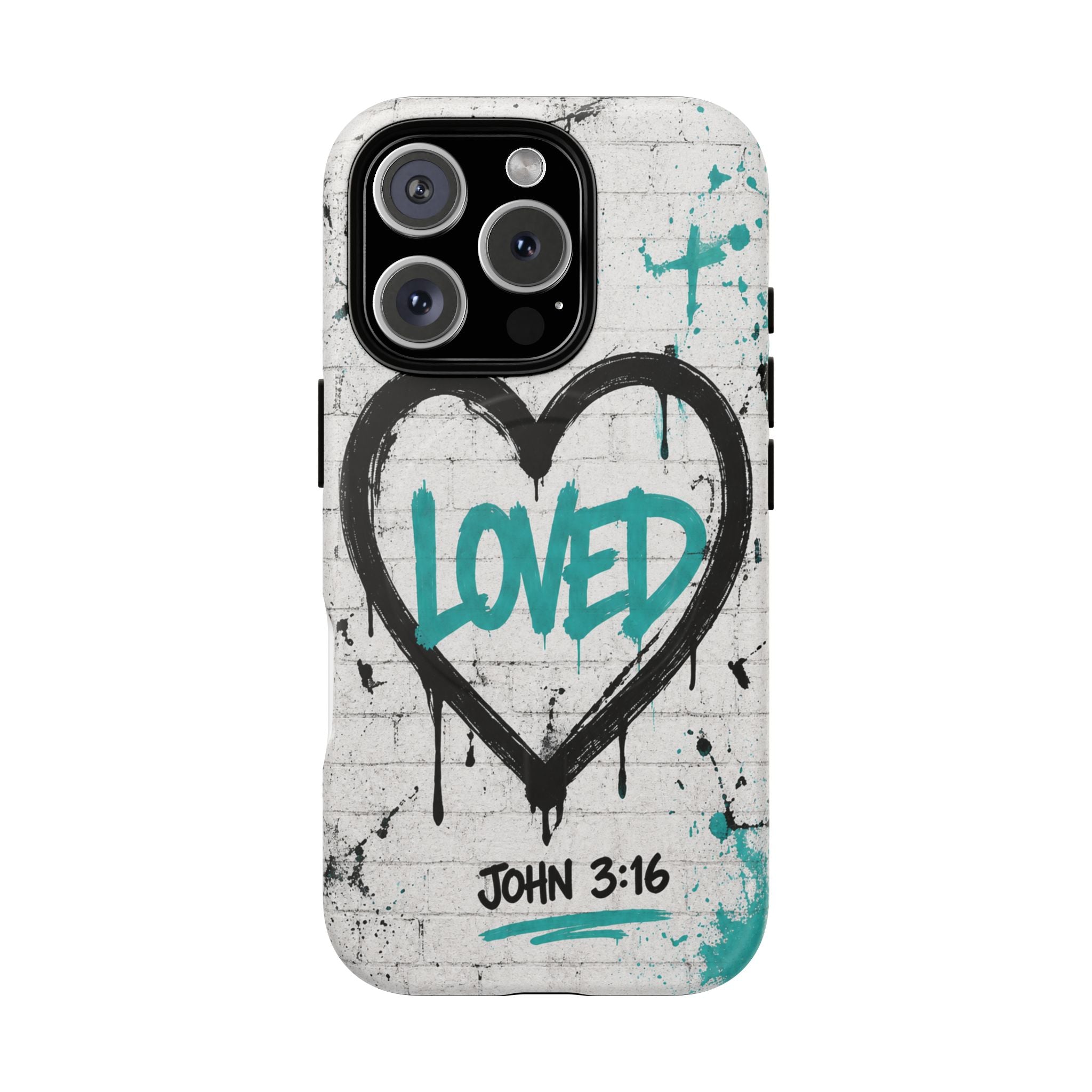 Loved John 3:16 Christian Tough Magnetic Phone Case
