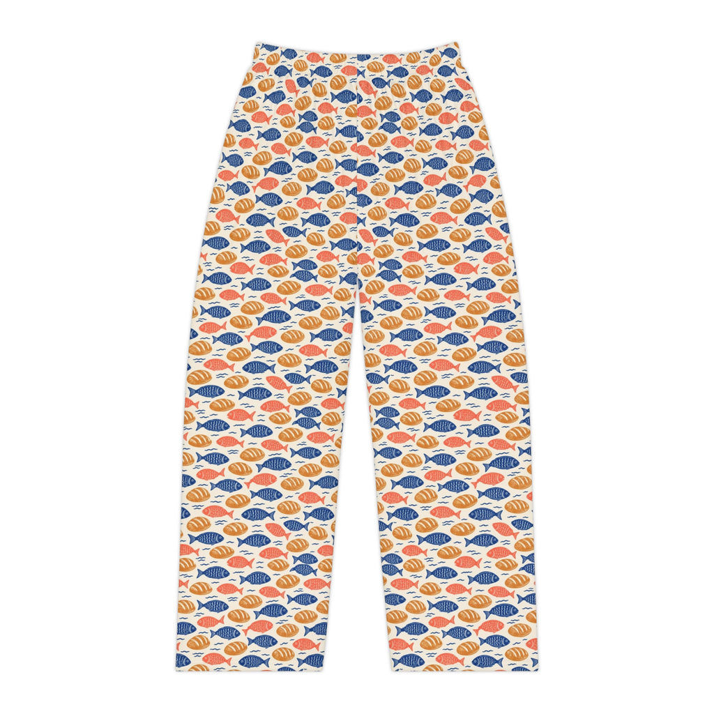 Loaves and Fishes Retro Christian Pajama Pants
