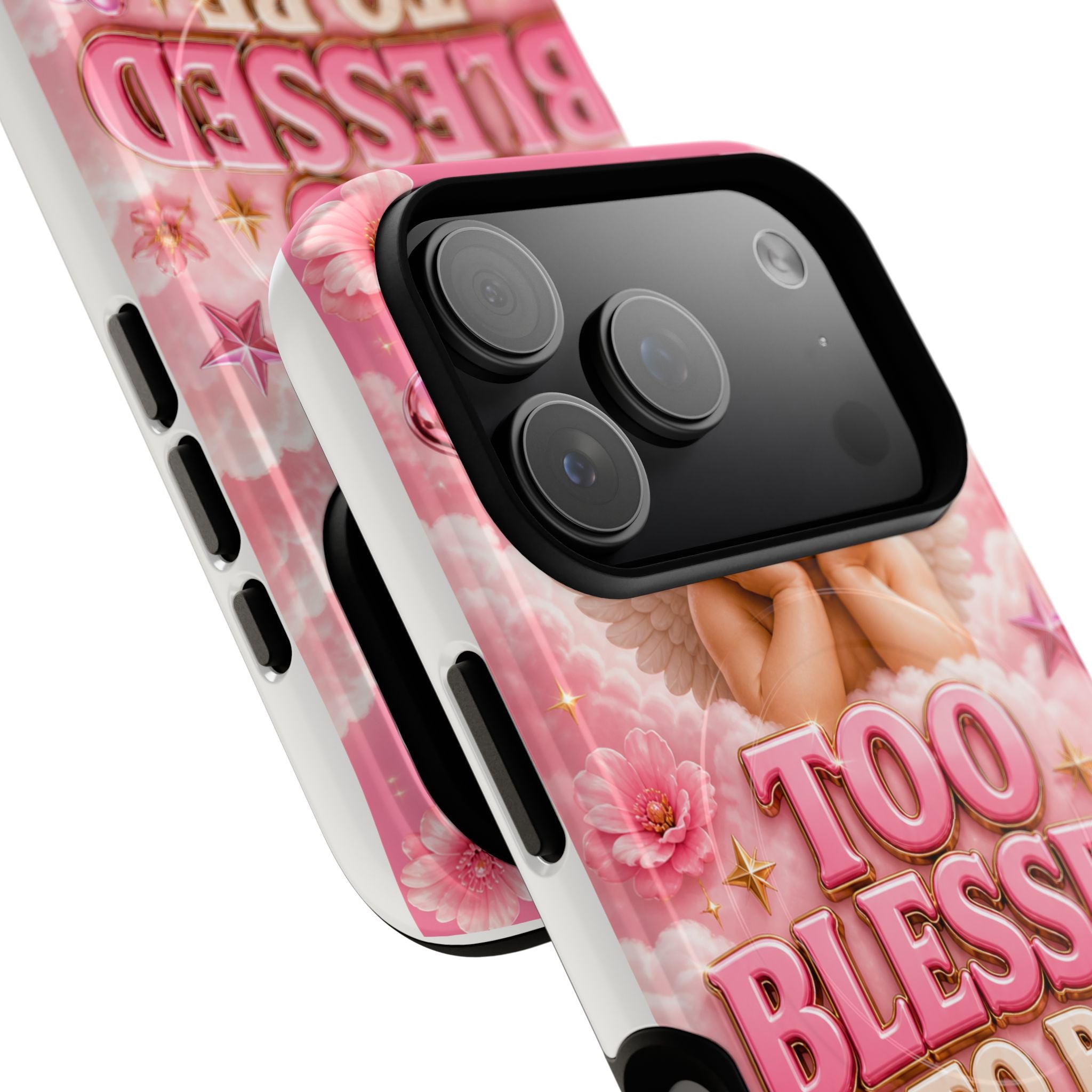 Too Blessed To Be Pressed MagSafe Tough Phone Case