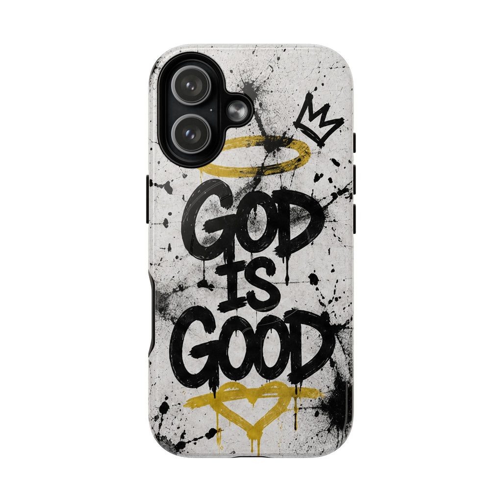 God Is Good Christian Graffiti Tough Magnetic Phone Case