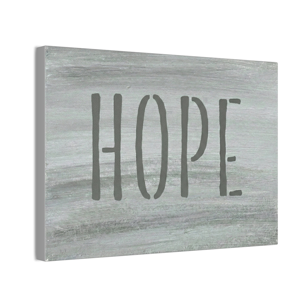 Hope Christian Canvas Wall Art | Minimalist Faith Quote Print | Modern Neutral Home Decor | 1 Thessalonians Inspired