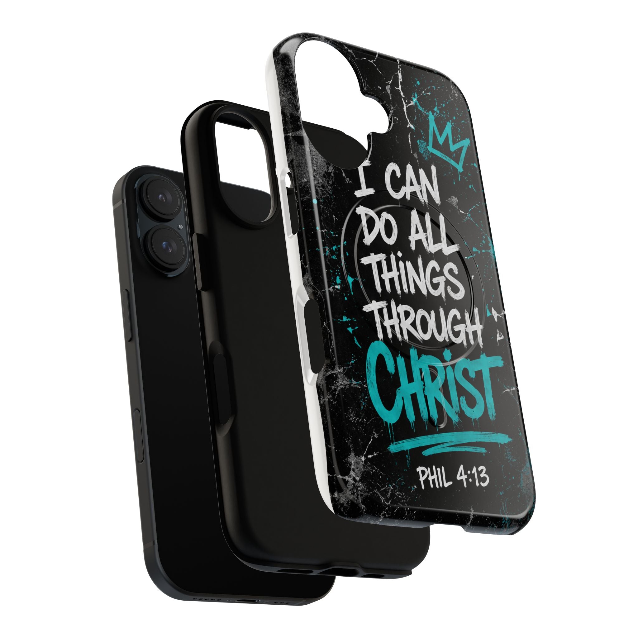 Through Christ Philippians 4:13 Tough Magnetic Phone Case