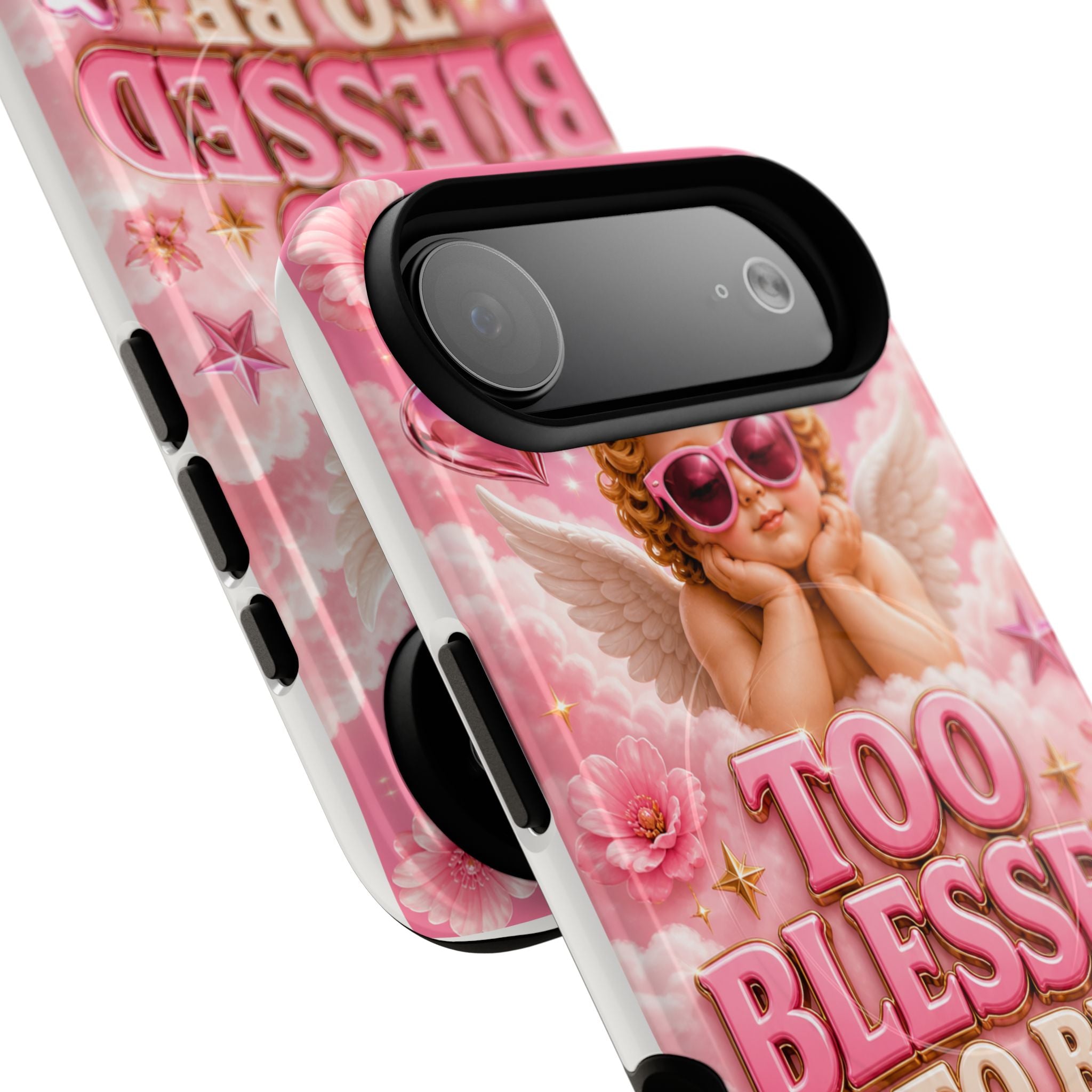 Too Blessed To Be Pressed MagSafe Tough Phone Case