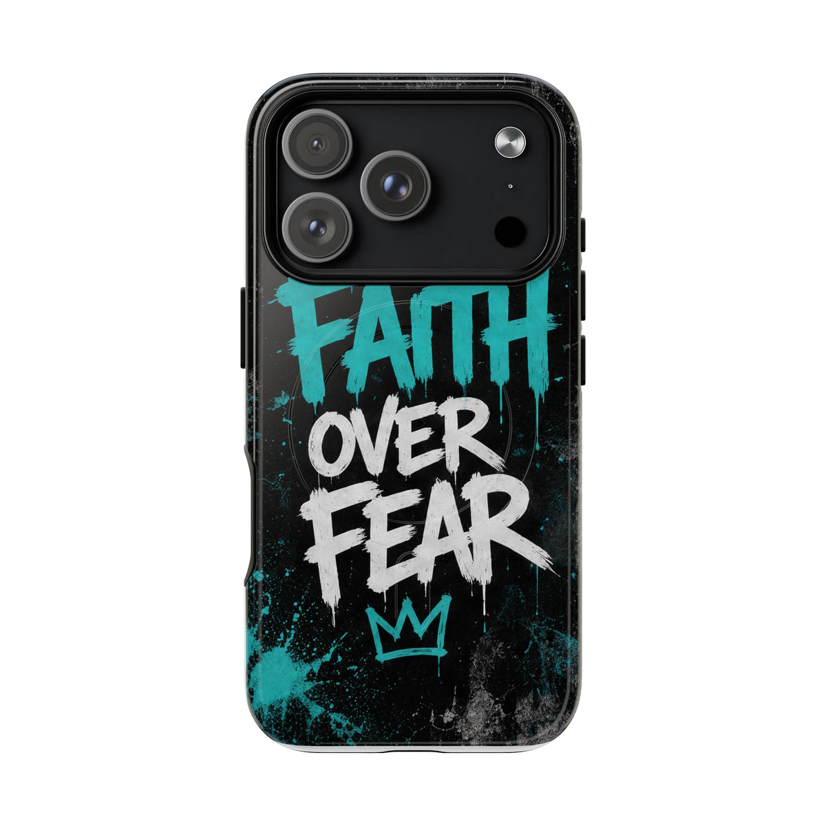 Faith Over Fear Christian Graffiti Phone Case
