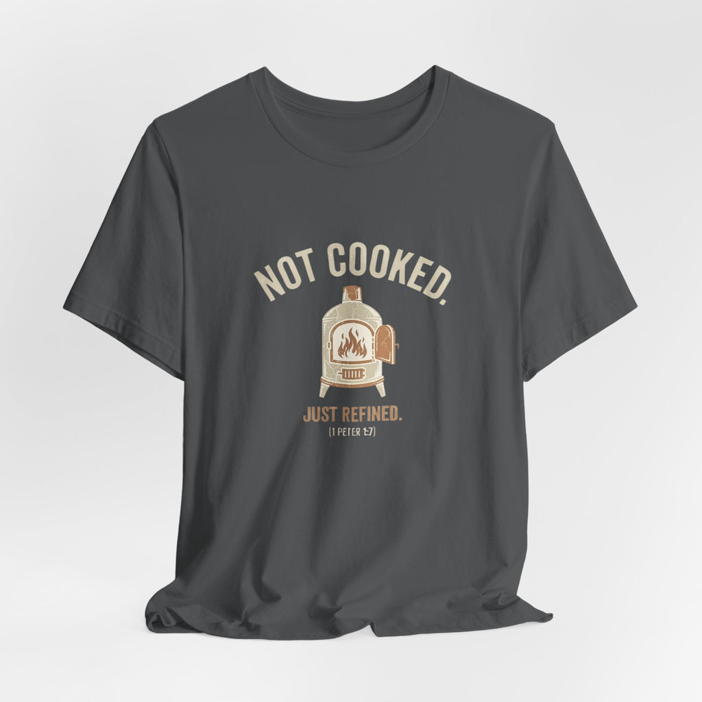 Not Cooked Just Refined Shirt, Ceramic Kiln Pottery Tee, Funny Resin Artist Gift, Vintage Style Graphic T Shirt, Unisex